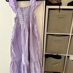 Lavender flowy Dress